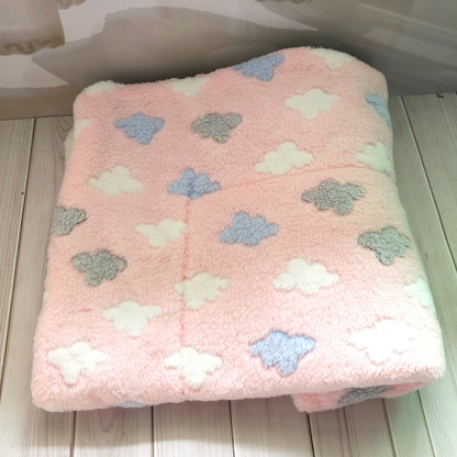 Soft Pet Dog Cat Flannel Thick Blanket - FurTrend