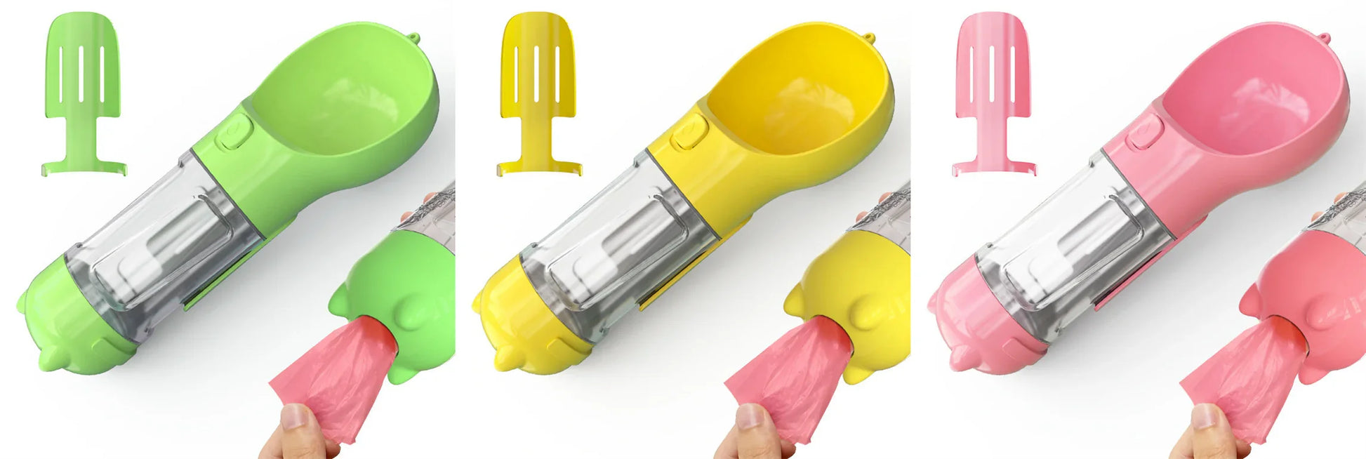 Pet Travel Water Bottle with Feeder & Storage - FurTrend