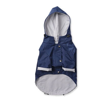 Stylish Windproof Dog Raincoat – British Retro Look - FurTrend