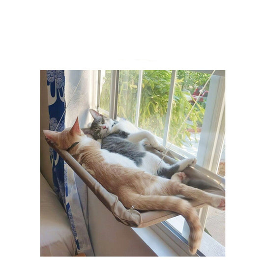 Cat Hammock with Built-In Litter Sucker - FurTrend
