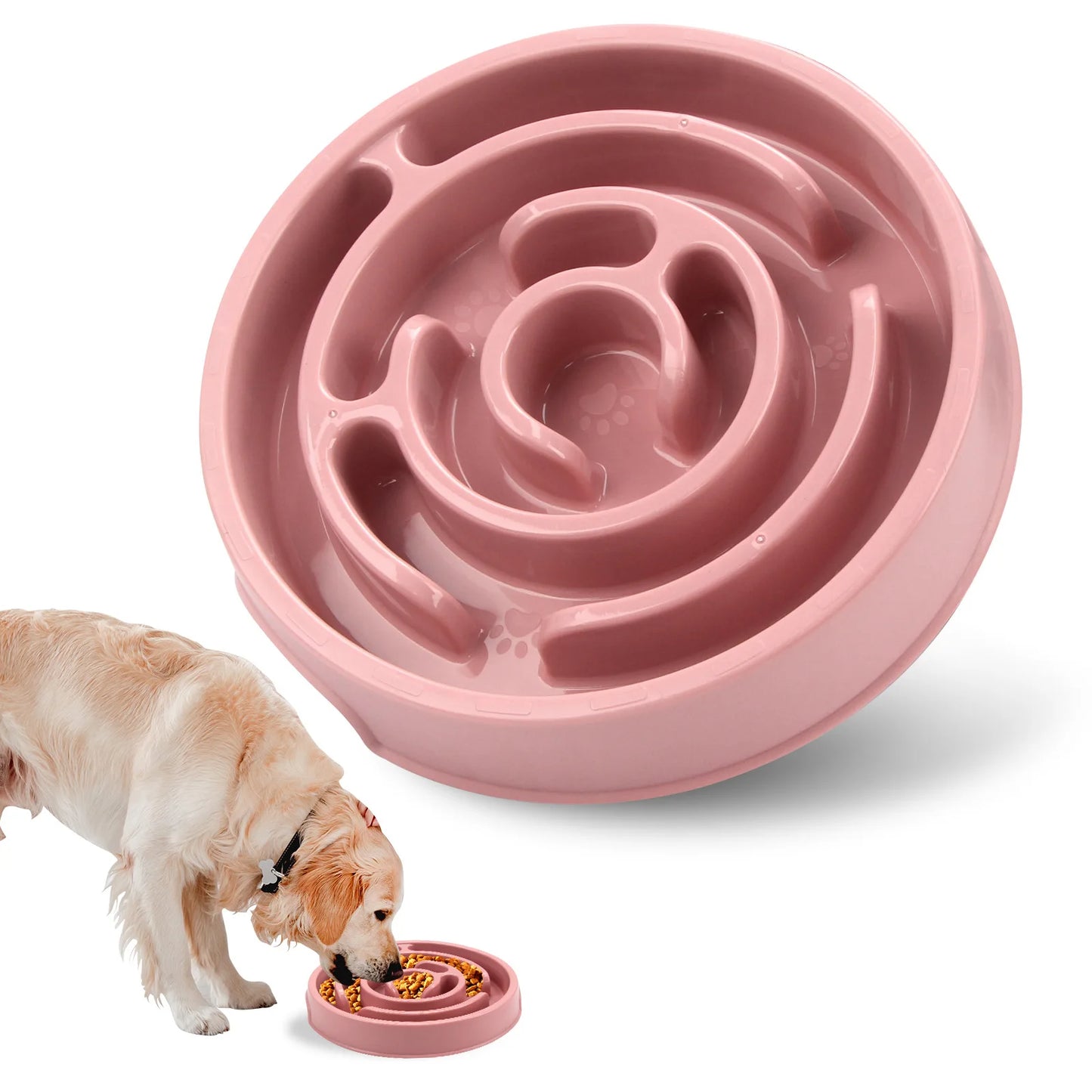 Slow Food Bowl – Non-Slip, Durable, All Pets - FurTrend