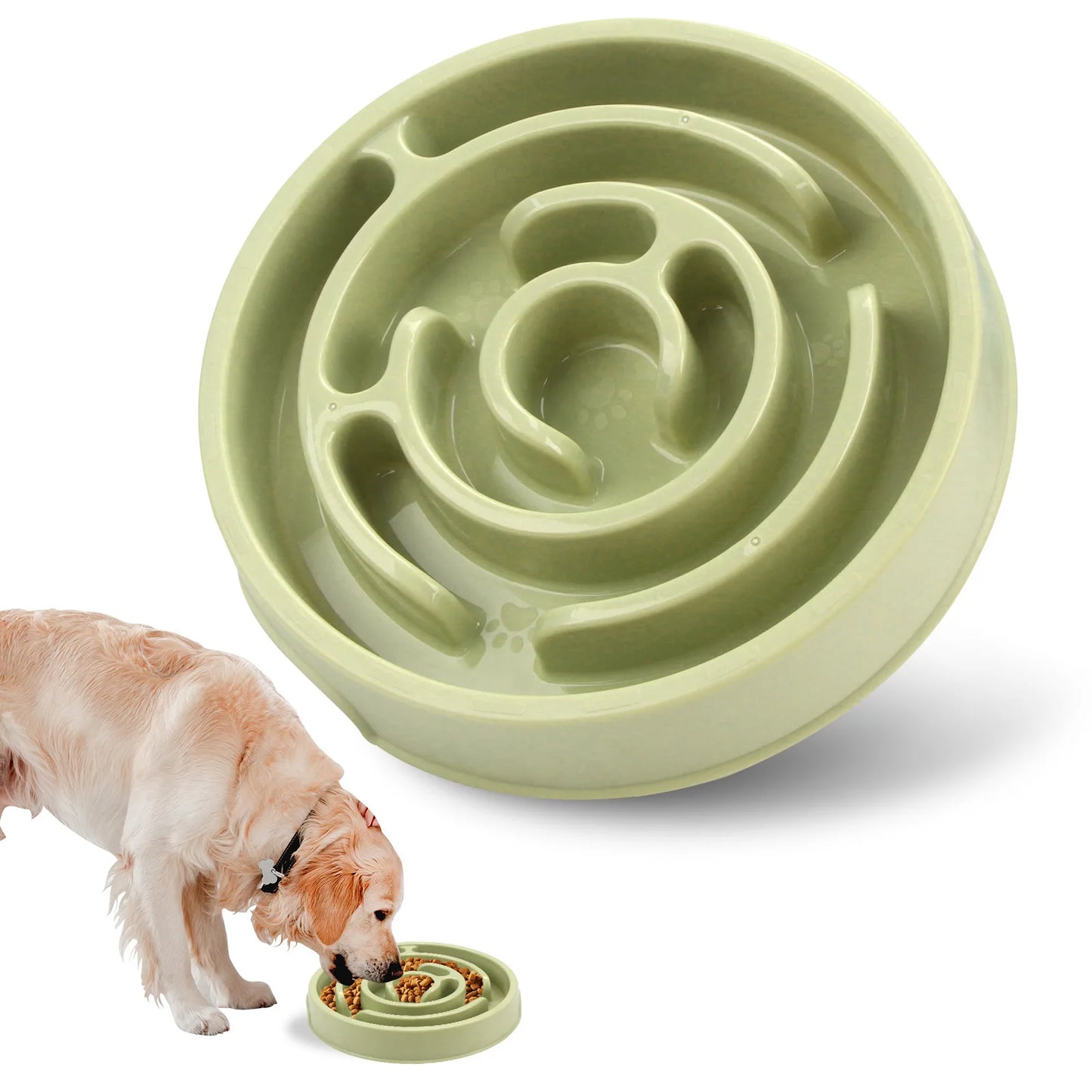 Slow Food Bowl – Non-Slip, Durable, All Pets - FurTrend