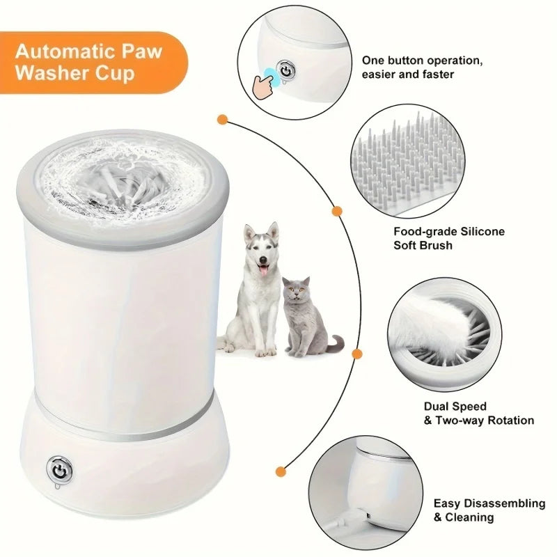 Pet Paw Cleaner Cup – Automatic & Quiet - FurTrend