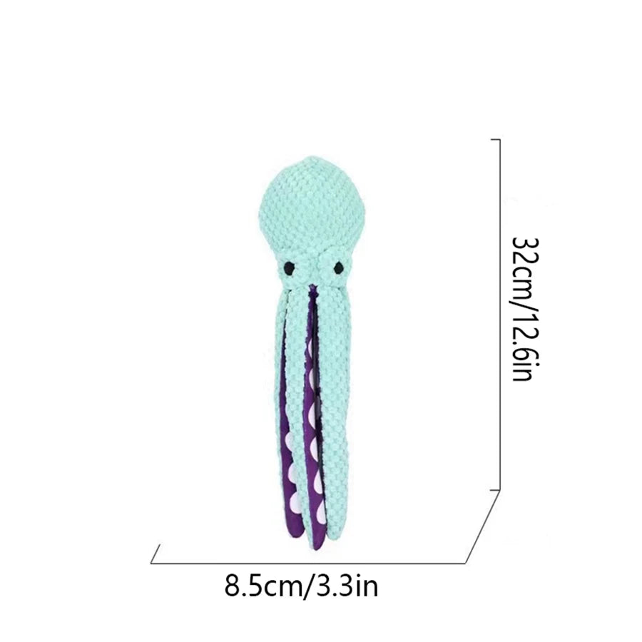Interactive Plush Octopus Toy for Dogs - FurTrend
