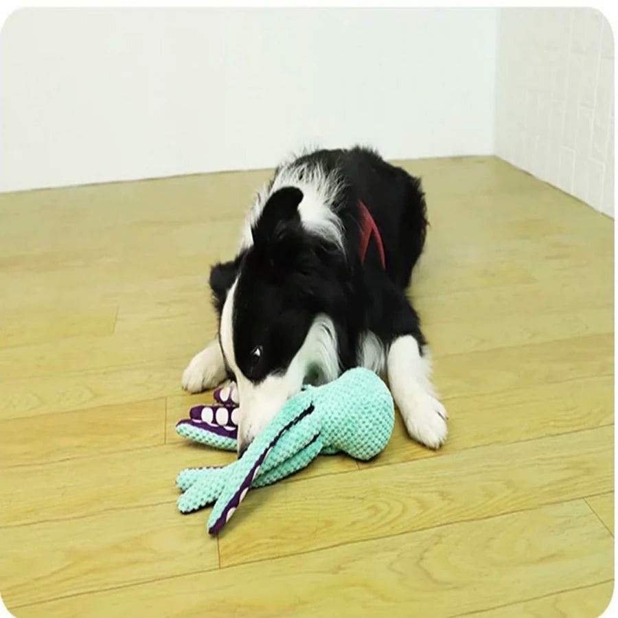 Interactive Plush Octopus Toy for Dogs - FurTrend