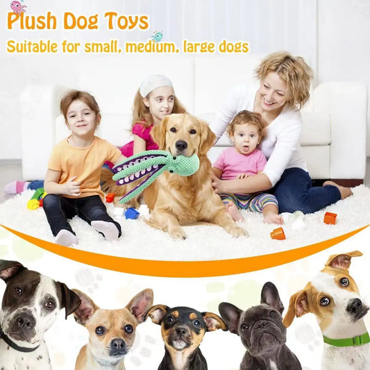 Interactive Plush Octopus Toy for Dogs - FurTrend
