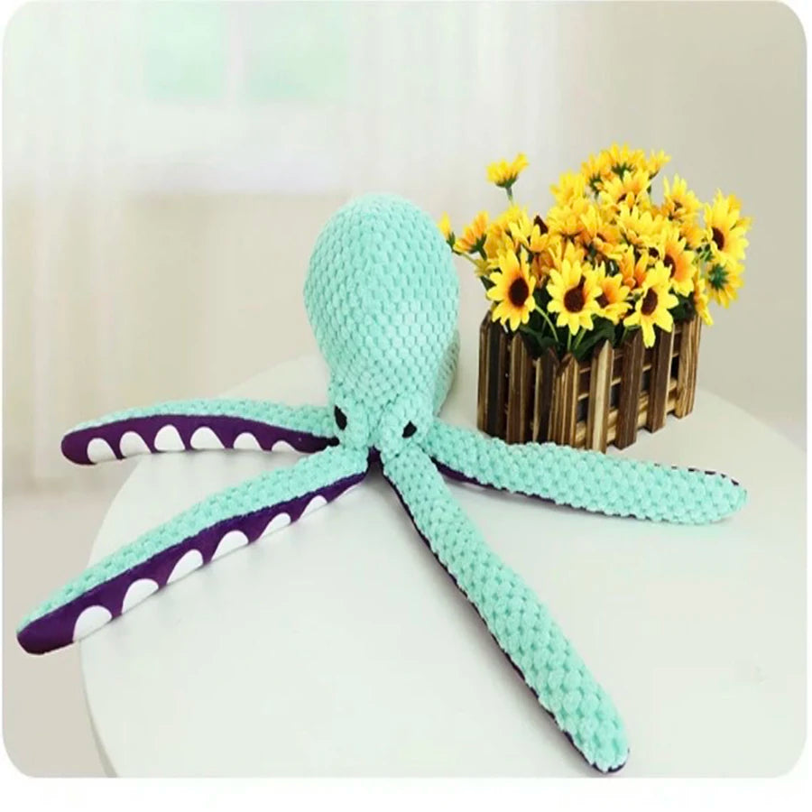 Interactive Plush Octopus Toy for Dogs - FurTrend
