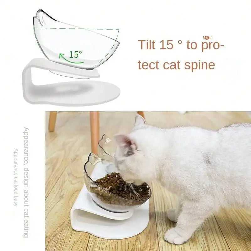 Double Slanted Bowl for Cats – Neck Protection - FurTrend
