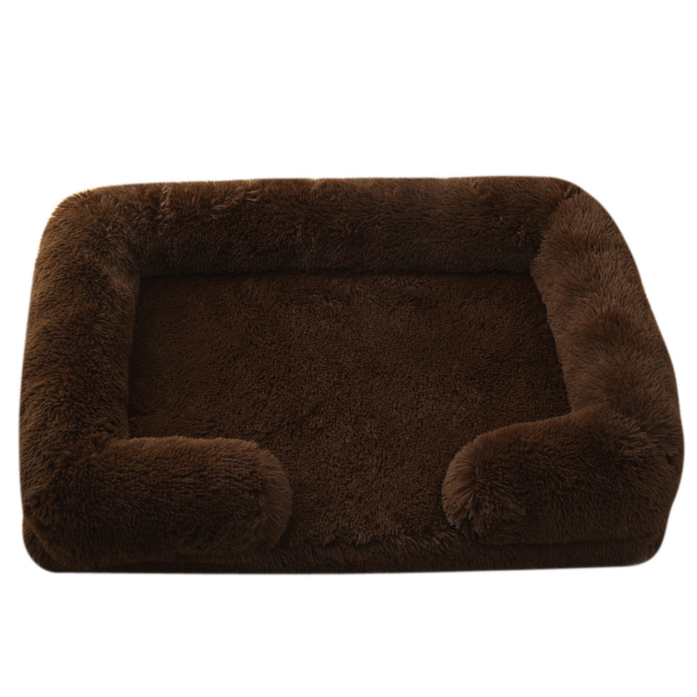 Plush Round Pet Bed - Bed Winter - FurTrend