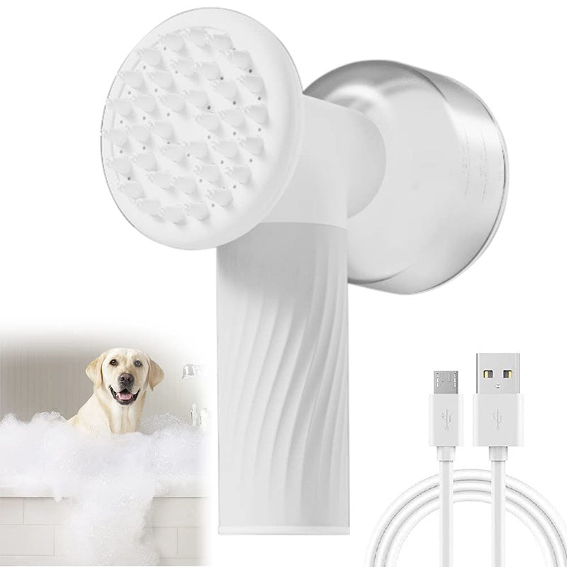 Electric Pet Bath Brush with Soap Dispenser - FurTrend