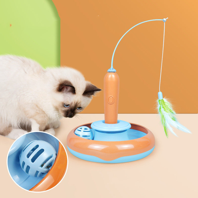 Funny Cat Toy Turntable – Safe, Fun, and Portable - FurTrend