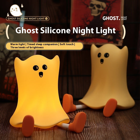 Touch-Control Ghost Lamp – Water-Resistant Halloween Light
