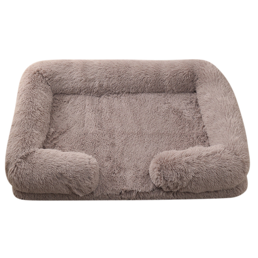 Plush Round Pet Bed - Bed Winter - FurTrend