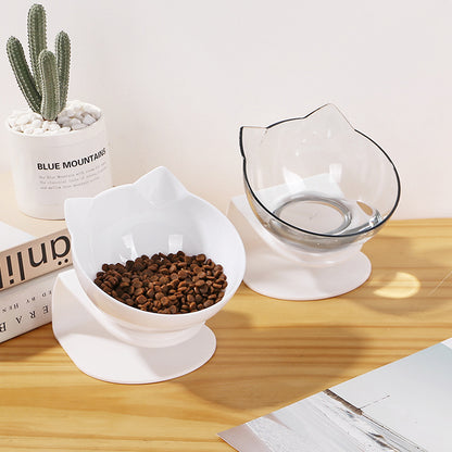 Double Slanted Bowl for Cats – Neck Protection - FurTrend