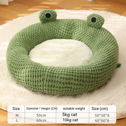 Little Frog Series Plush Pet Nest House - FurTrend
