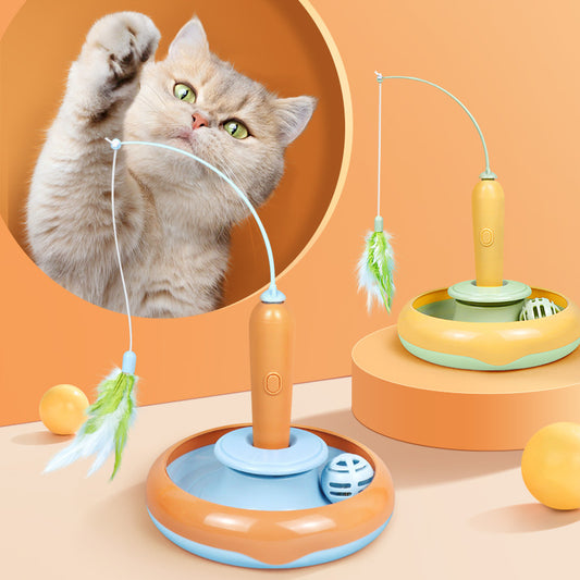 Funny Cat Toy Turntable – Safe, Fun, and Portable - FurTrend