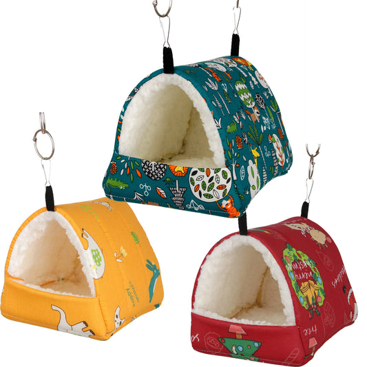 Parrot Cotton Pet Nest – Warm & Thick Winter Bed - FurTrend