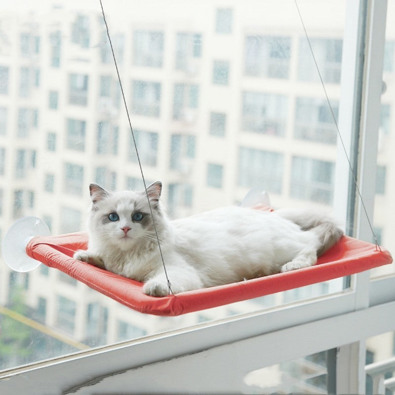 Cat Hammock with Built-In Litter Sucker - FurTrend