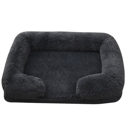 Plush Round Pet Bed - Bed Winter - FurTrend