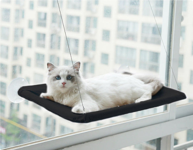 Cat Hammock with Built-In Litter Sucker - FurTrend