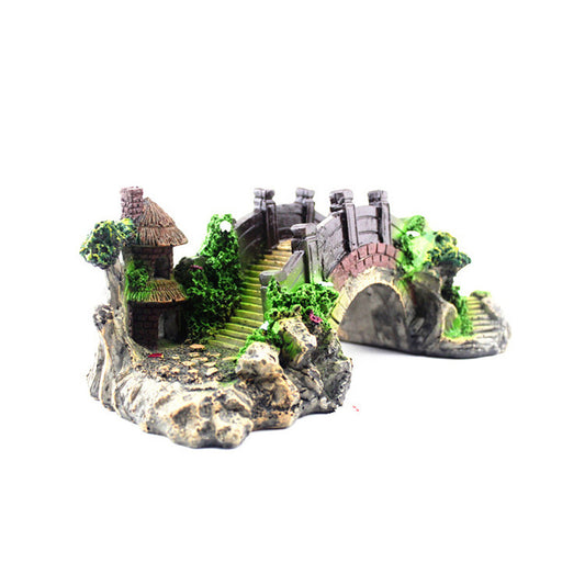 Resin Arch Bridge for Aquarium & Turtle Tank - FurTrend
