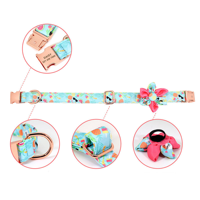 Personalized Dog Collar with Leash and Harness - FurTrend