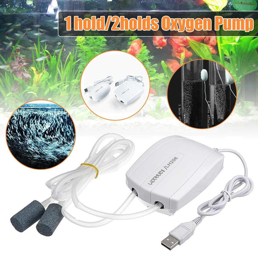 High-Power Aquarium Oxygen Aerator (Models LH205 &amp; LH206) - FurTrend