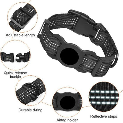 Adjustable AirTag Collar for Dogs and Cats - FurTrend